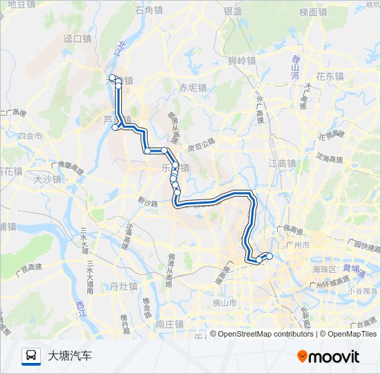 广佛城巴17路