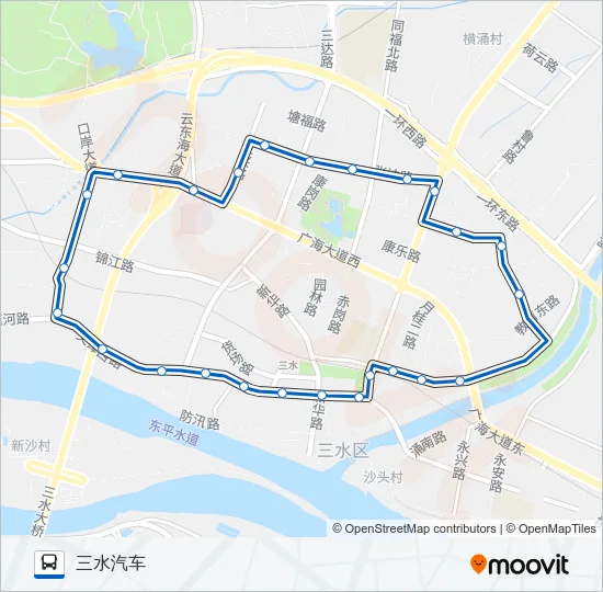 公交621内环空调路的线路图