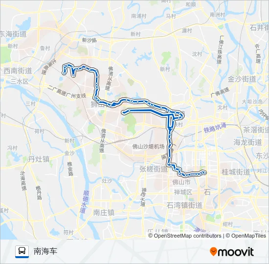 211路周一至周四班 Bus Line Map