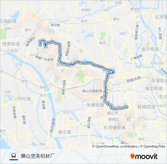 211路周一至周四班 Bus Line Map
