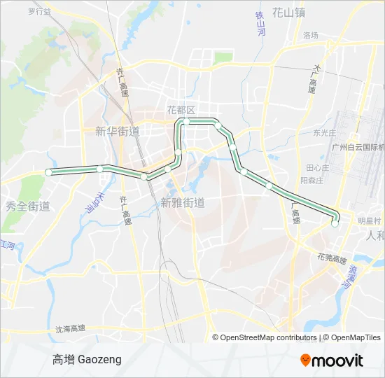 9号线 LINE 9 Metro Line Map