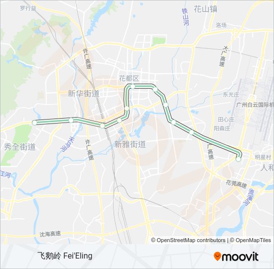 地铁9号 LINE 9路的线路图