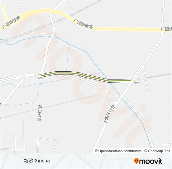 13号线 LINE 13 Metro Line Map