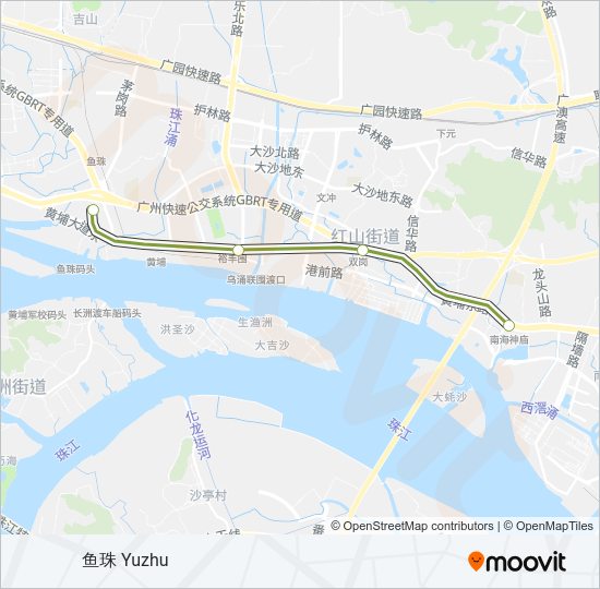 地铁13号 LINE 13路的线路图