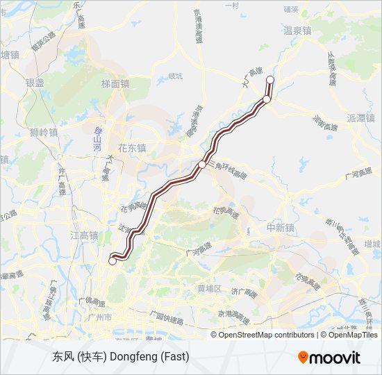 地铁14号 LINE 14路的线路图