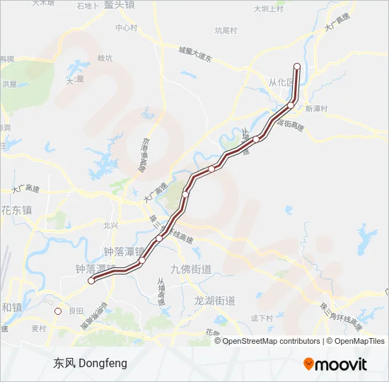 14号线 LINE 14 Metro Line Map
