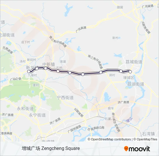 21号线 LINE 21 Metro Line Map