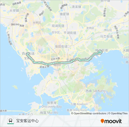 M191 Bus Line Map