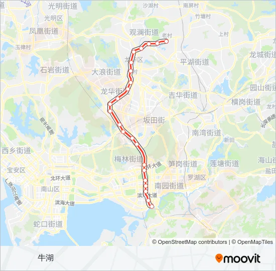 4号线 Metro Line Map