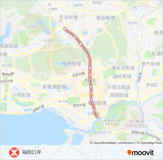 4号线 metro Line Map