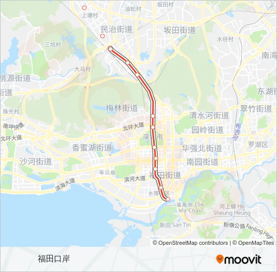 4号线 Metro Line Map