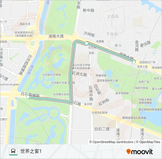联通区间线 Bus Line Map