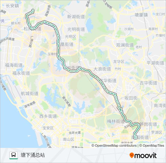 口岸观光线观光3线 Bus Line Map