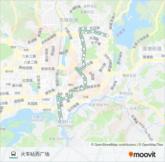 2 Bus Line Map