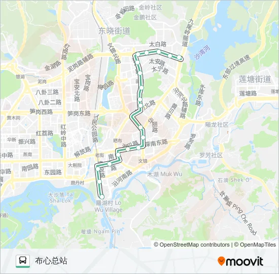 2 Bus Line Map