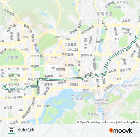 3 Bus Line Map