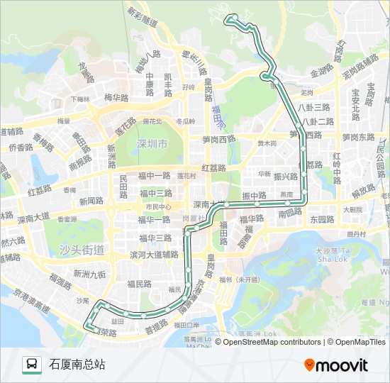 公交4路的线路图