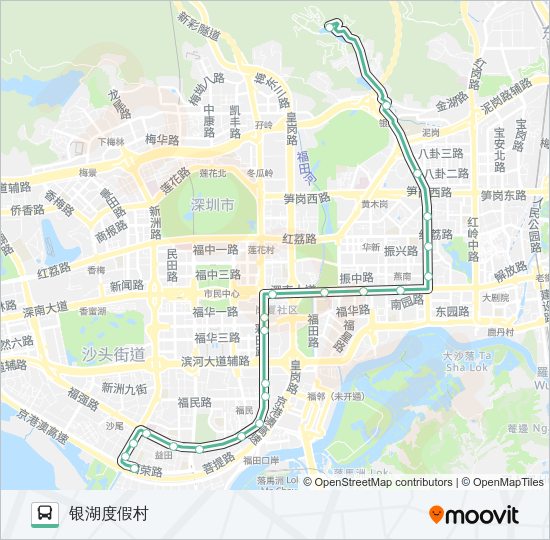 公交4路的线路图
