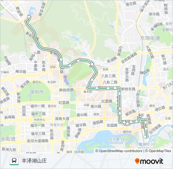公交7路的线路图