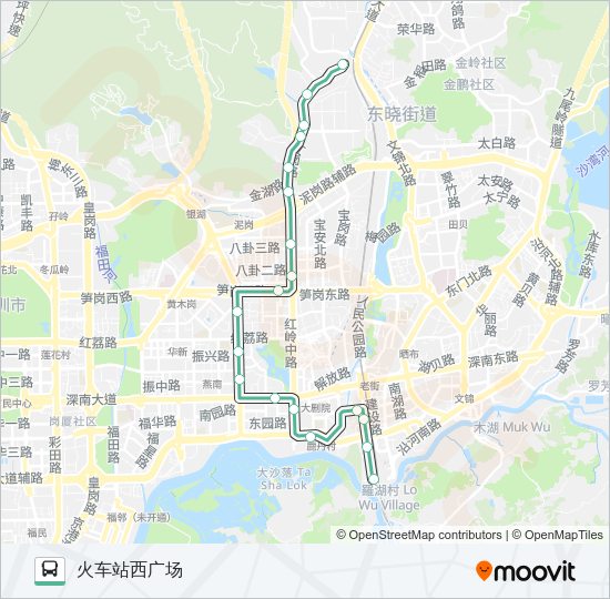 公交8路的线路图