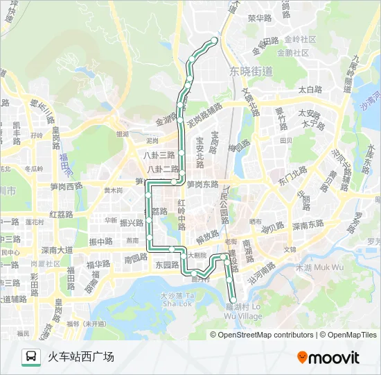 8 Bus Line Map