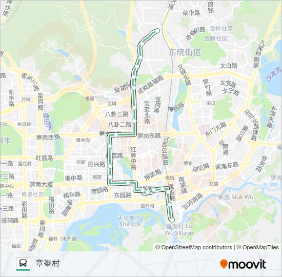 公交8路的线路图