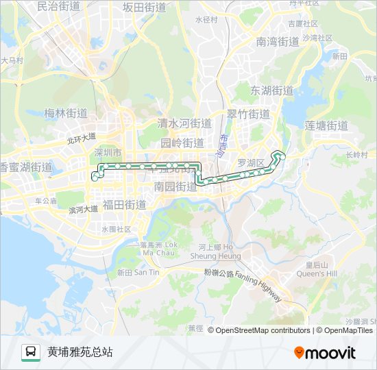 公交10路的线路图