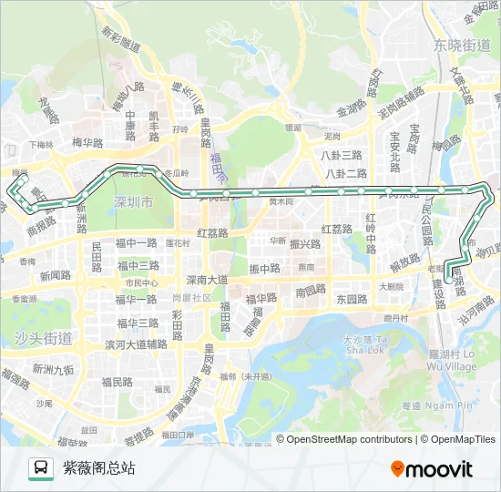 11 Bus Line Map