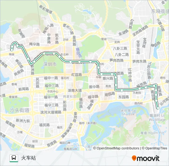 12 Bus Line Map