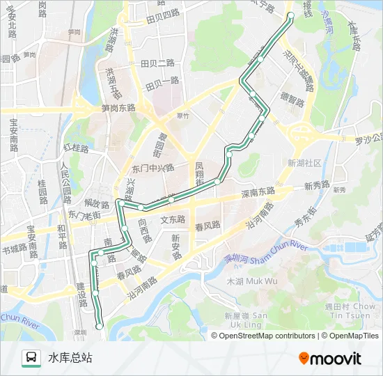 17 Bus Line Map