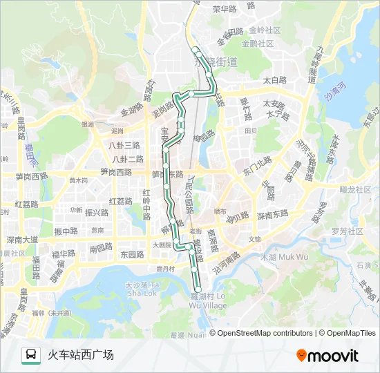 18 Bus Line Map