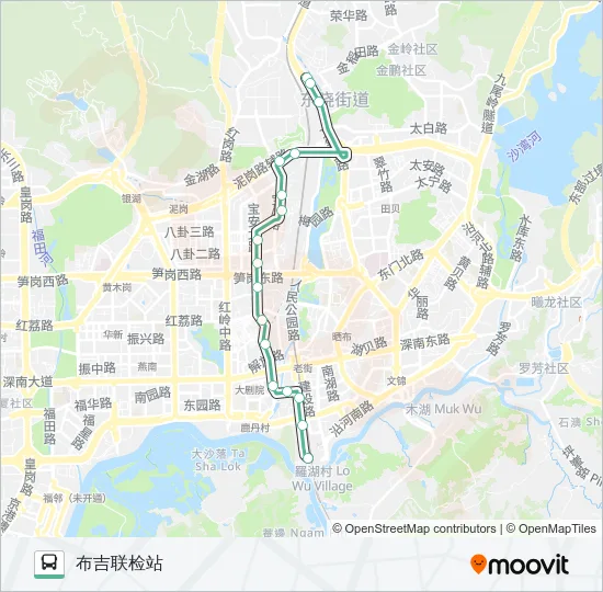 18 Bus Line Map