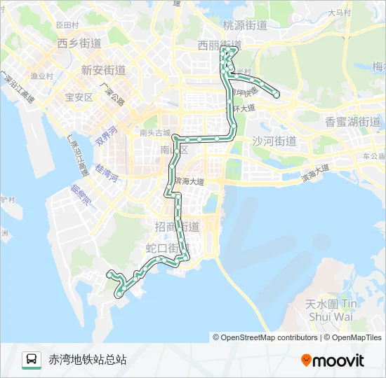 19 Bus Line Map