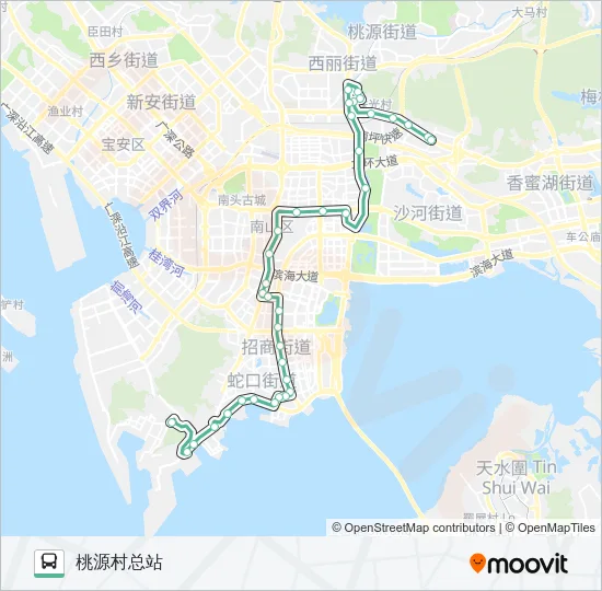 19 Bus Line Map