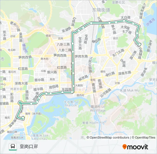 23 Bus Line Map