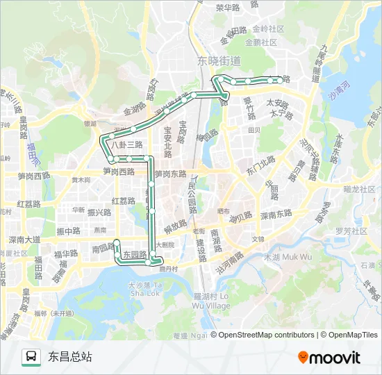 24 Bus Line Map