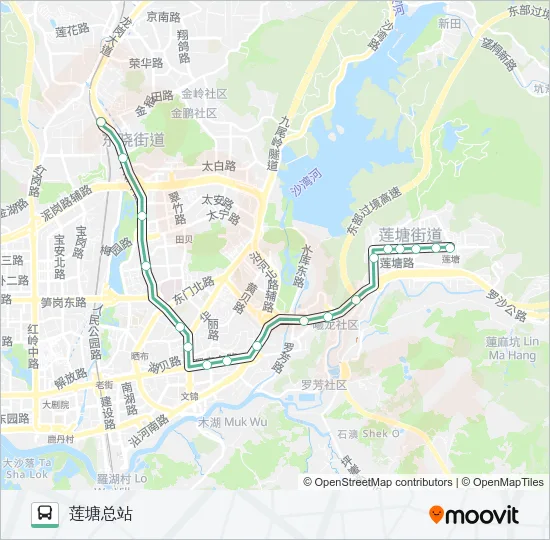 27 Bus Line Map