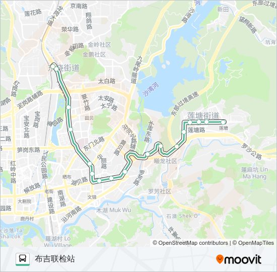 公交27路的线路图