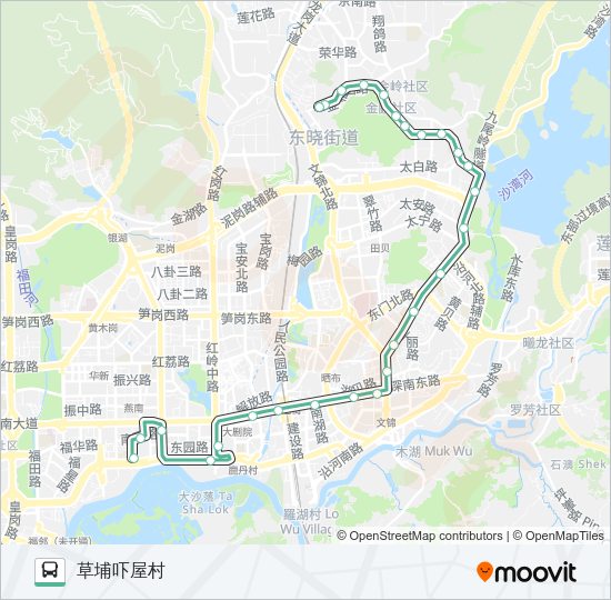 公交29路的线路图