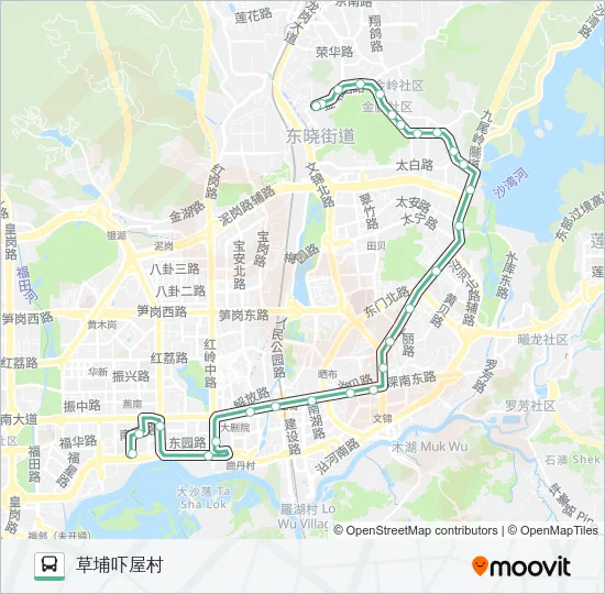公交29路的线路图