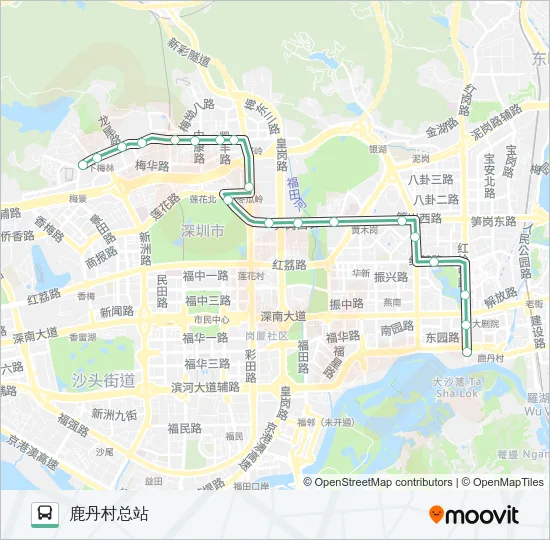 公交30路的线路图