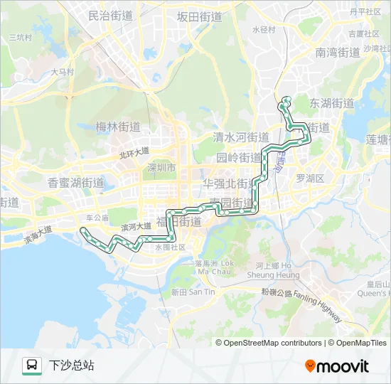 33 Bus Line Map