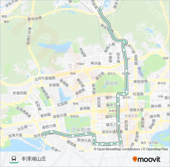 34 Bus Line Map
