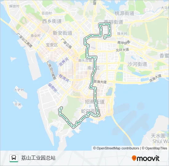 公交37路的线路图