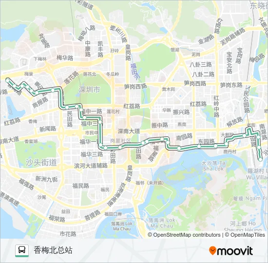 38 Bus Line Map