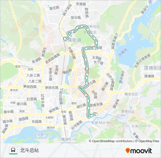 40 Bus Line Map