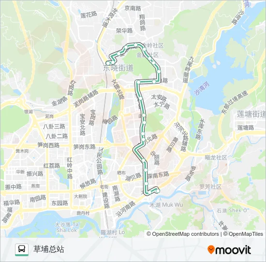 40 Bus Line Map