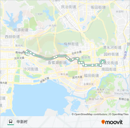41 Bus Line Map
