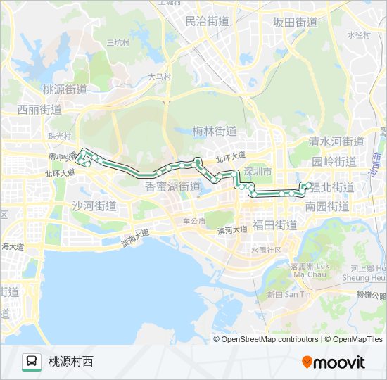 公交41路的线路图