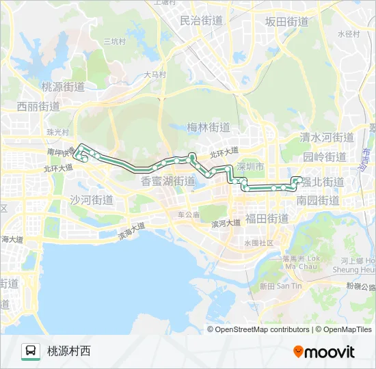 公交41路的线路图